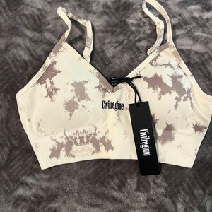 Sports Bra by Civil Regime. Reaper wash Butter Kelly seamless sports bra.